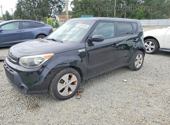 KNDJN2A24G7313068 2016 KIA SOUL Черный Задняя левая четверть
