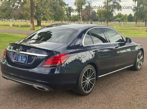 WDDWF8DB9KR482992 2019 MERCEDES-BENZ C-CLASS Синий Вид спереди