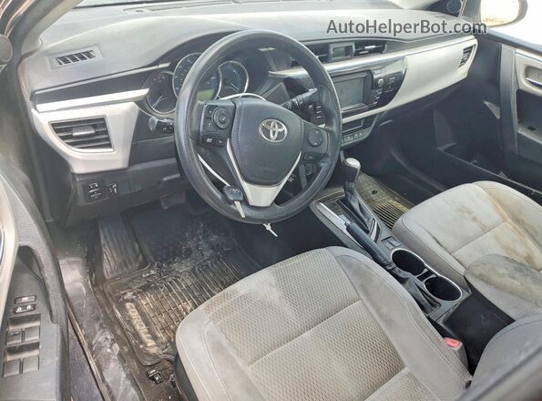 5YFBPRHE8GP418038 2016 TOYOTA COROLLA Gray Սարքավորումների վահանակի տեսք