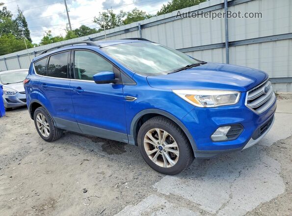 1FMCU9GD8JUB35182 2018 FORD ESCAPE Blue Vista frontal