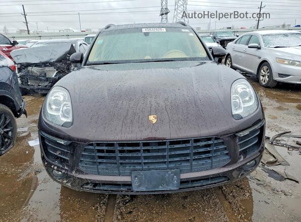 WP1AB2A52GLB56391 2016 PORSCHE MACAN Черный Вид сзади
