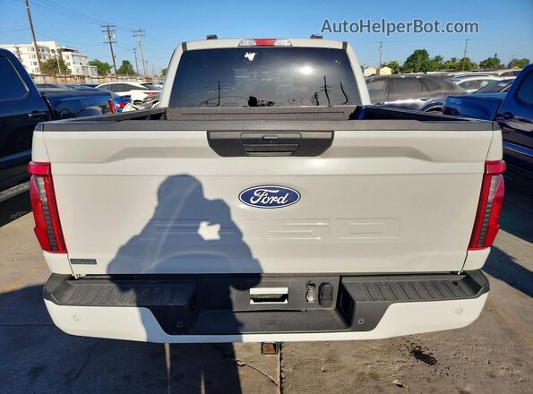 1FTEW2KP7RKF20417 2024 FORD F150 Gray წინა სალონის ხედი