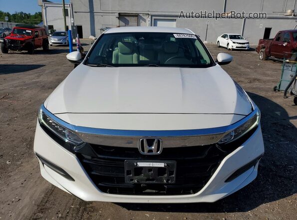 1HGCV1F17JA041324 2018 HONDA ACCORD White Widok z tyłu