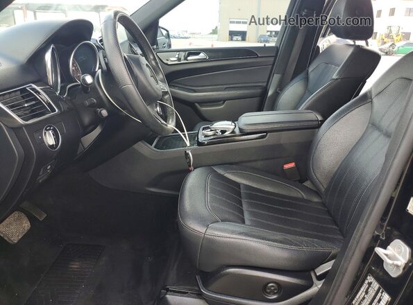 4JGDA5JB7HA834165 2017 MERCEDES-BENZ GLE Black წინა პანელის ხედი