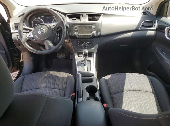 3N1AB7AP1JY289564 2018 NISSAN SENTRA Black Widok zestawu wskaźników