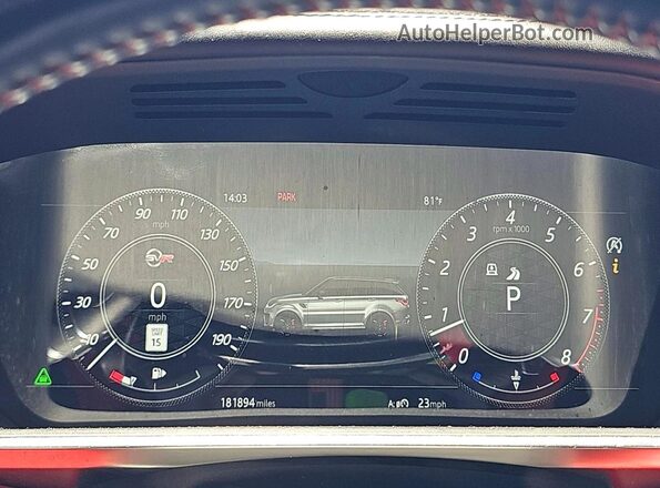 SALWZ2SE8JA191871 2018 LAND ROVER RANGE Red Սալոնի դիմացի տեսք