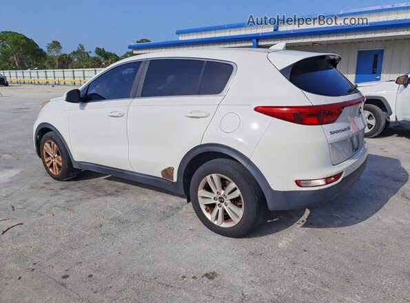 KNDPM3AC2H7108006 2017 KIA SPORTAGE Белый Задняя правая четверть