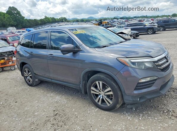 5FNYF5H3XGB025528 2016 HONDA PILOT Gray Вид спереду