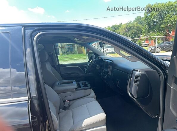3GCPCPEC0JG496674 2018 CHEVROLET SILVERADO Black Вид ззаду