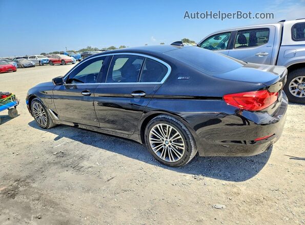 WBAJA9C58JB252031 2018 BMW 5 SERIES Black Trasero derecho