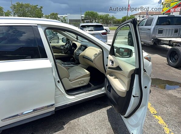 5N1DL0MN3KC502819 2019 INFINITI QX60 White Вид ззаду