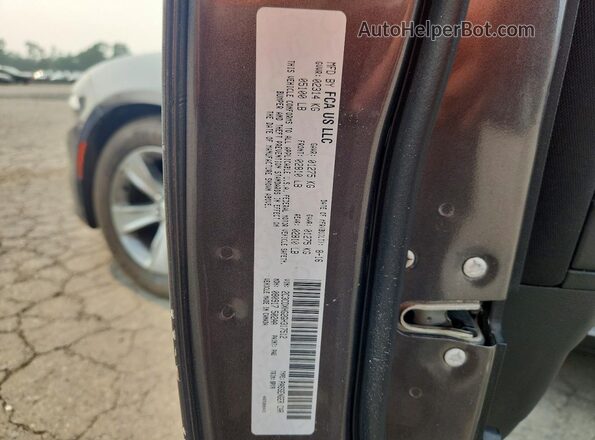 2C3CDXHG2GH317512 2016 DODGE CHARGER Gray Вид наклейки з VIN-кодом