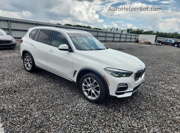 5UXCR6C50KLL10694 2019 BMW X5 White Widok z przodu