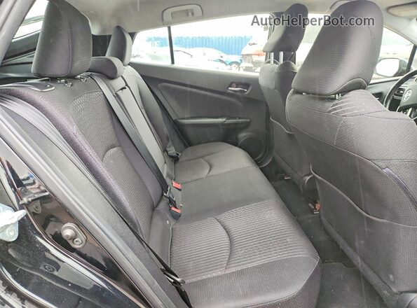 JTDKARFU3J3552208 2018 TOYOTA PRIUS Black Սալոնի հետևի տեսք