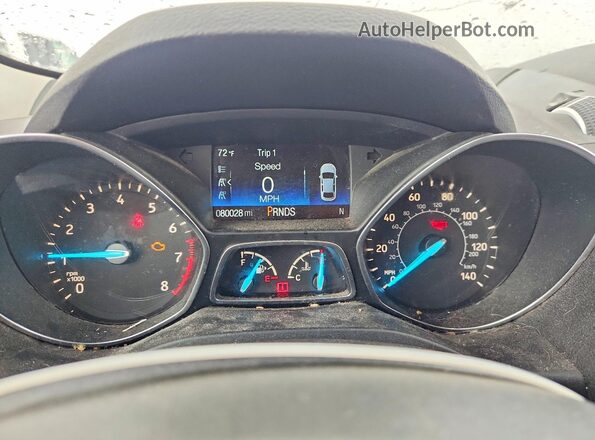 1FMCU9HD7JUB10482 2018 FORD ESCAPE Синий Вид задних сидений