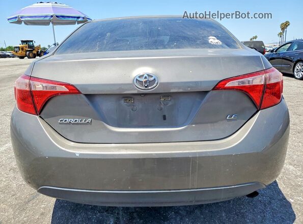 5YFBURHEXHP612645 2017 TOYOTA COROLLA Серый Вид салона спереди