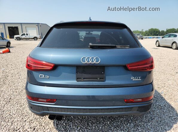 WA1GCCFS6HR015247 2017 AUDI Q3 Blue Front interior view