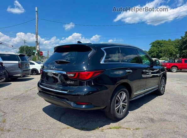 5N1DL0MM4KC501265 2019 INFINITI QX60 Black წინა მარჯვენა