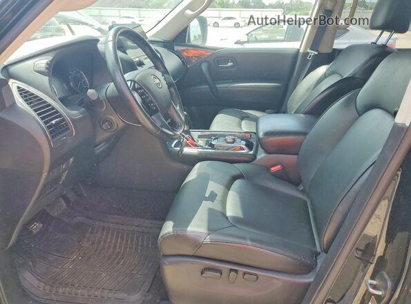 JN8AY2AC2M9147654 2021 NISSAN ARMADA Black Առջևի վահանակի տեսք