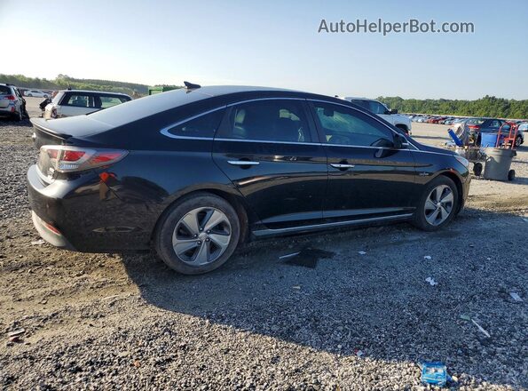 KMHE54L23GA021470 2016 HYUNDAI SONATA Black Передня права чверть