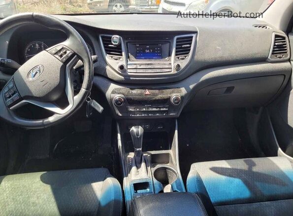 KM8J3CA2XGU213534 2016 HYUNDAI TUCSON Blue Հետևի նստատեղերի տեսք