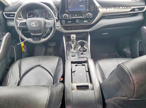 5TDGZRAH5LS500220 2020 TOYOTA HIGHLANDER Silver Вид щитка приладів