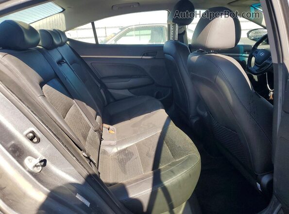 KMHD84LF1HU148384 2017 HYUNDAI ELANTRA Серый Вид задней части салона