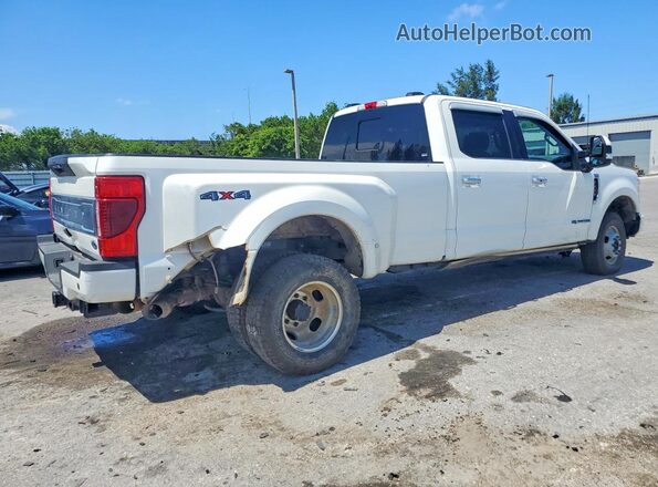 1FT8W3DT3NEC06107 2022 FORD F350 White Trasero derecho