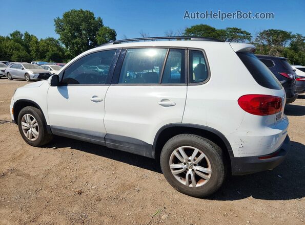 WVGBV7AXXHW510908 2017 VOLKSWAGEN TIGUAN Белый Задняя правая четверть