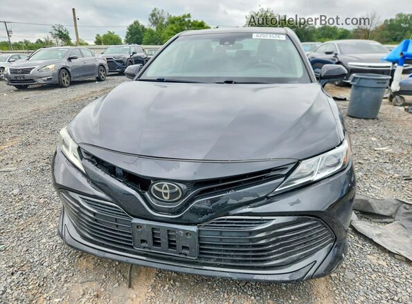 4T1B11HK2KU742490 2019 TOYOTA CAMRY Black უკანა ხედი