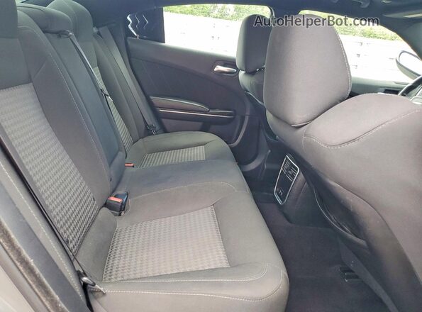 2C3CDXCT0KH619328 2019 DODGE CHARGER Gray უკანა სალონის ხედი