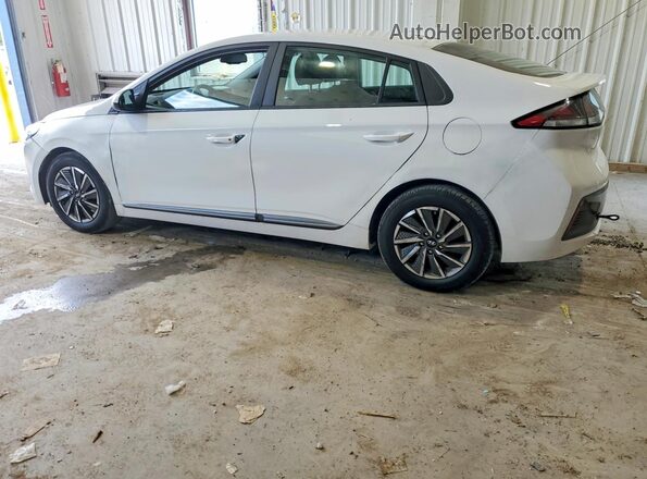 KMHC75LJ0MU077956 2021 HYUNDAI IONIQ Белый Задняя правая четверть