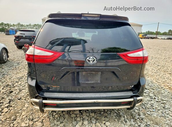 5TDKZ3DC4KS999713 2019 TOYOTA SIENNA Black Вид салону спереду