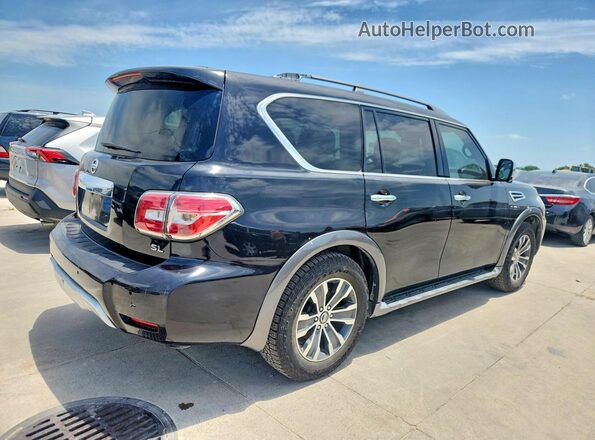 JN8AY2ND7J9057494 2018 NISSAN ARMADA Black Przód prawy