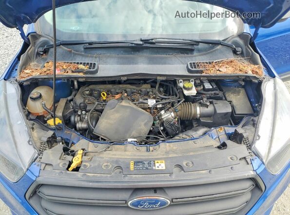 1FMCU0F77JUC73139 2018 FORD ESCAPE Blue ძრავის განყოფილების ხედი