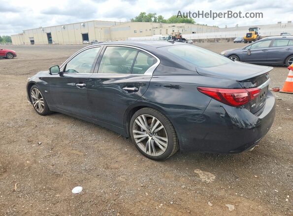 JN1EV7AR2KM550344 2019 INFINITI Q50 Black Հետևի աջ