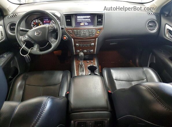 5N1DR2MM7JC619318 2018 NISSAN PATHFINDER Black Вид щитка приладів