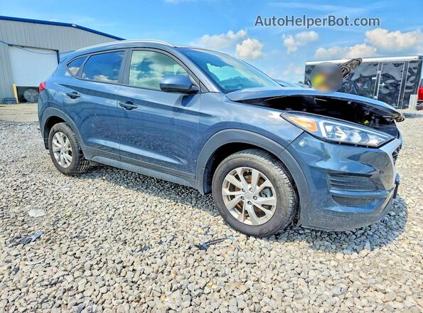 KM8J3CA43MU334502 2021 HYUNDAI TUCSON Синий Вид спереди
