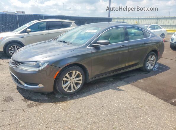 1C3CCCAB4GN186973 2016 CHRYSLER 200 Gray Rear left