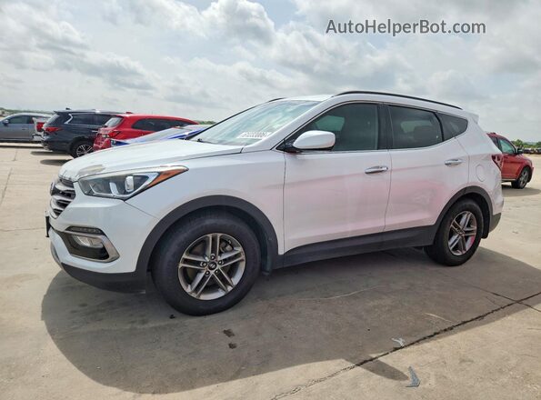 5NMZU3LB8HH013701 2017 HYUNDAI SANTA FE White უკანა მარცხენა