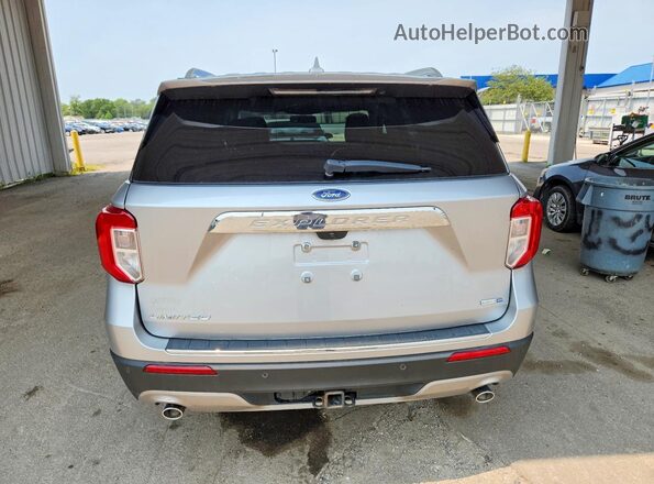 1FMSK8FH2LGC87394 2020 FORD EXPLORER Silver Vista interior delantera
