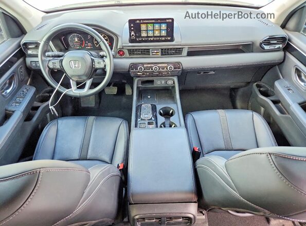 5FNYG2H4XPB014517 2023 HONDA PILOT White Вид щитка приладів