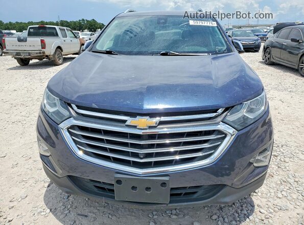 3GNAXZEU7KS536043 2019 CHEVROLET EQUINOX Blue Rear view