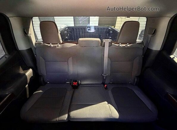 1GTU9BET4MZ191297 2021 GMC SIERRA White უკანა სალონის ხედი