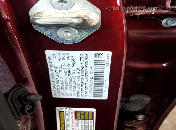 2HKRW6H38KH205529 2019 HONDA CR-V Темно-бордовый Панорамный вид салона 360°