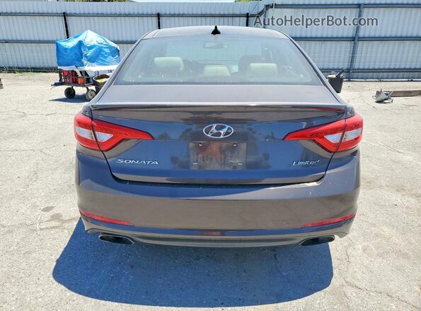 5NPE34AF4GH431302 2016 HYUNDAI SONATA Gray Front interior view