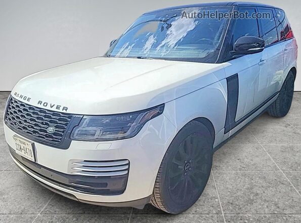 SALGR2RV5JA501596 2018 LAND ROVER RANGE Белый Задняя правая четверть