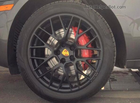 WP1AG2A59JLB62312 2018 PORSCHE MACAN Серый Вид задней части салона