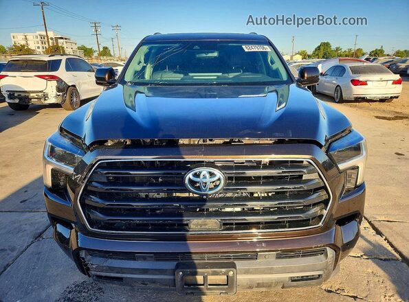 7SVAAABAXPX006652 2023 TOYOTA SEQUOIA Brown უკანა ხედი