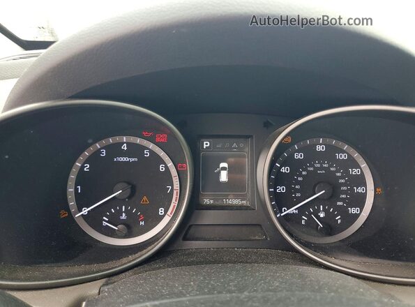 KM8SM4HF3HU251964 2017 HYUNDAI SANTA Белый Вид задних сидений